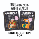 Grandma's Word Search Book Large Print